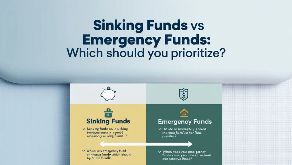 Sinking Funds vs Emergency Funds