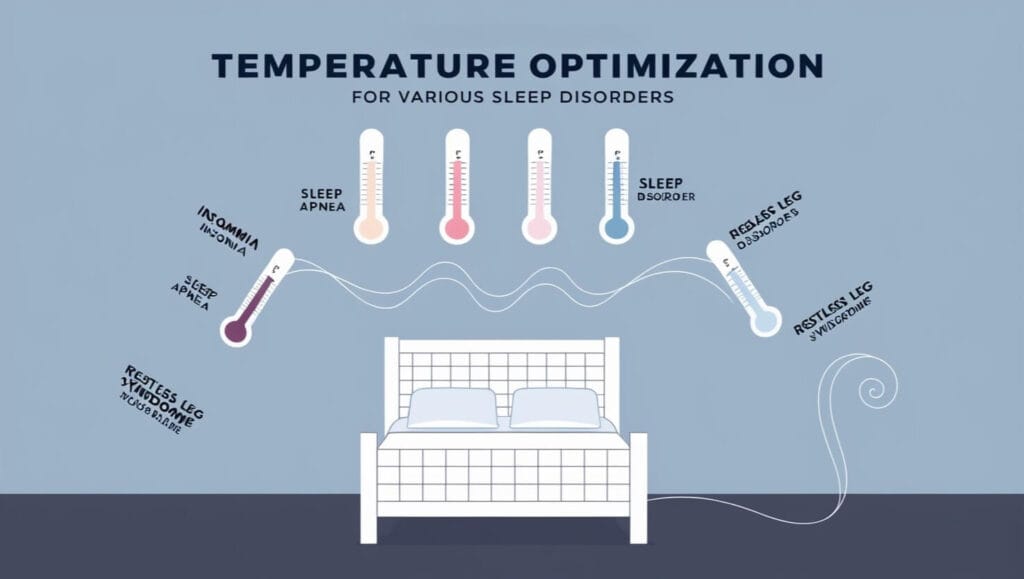 Temperature Optimization for Different Sleep Disorders