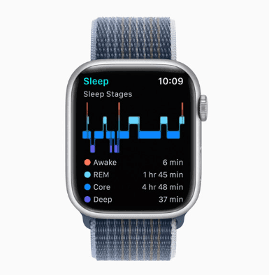 6. Apple Watch Series 9 + Sleep++