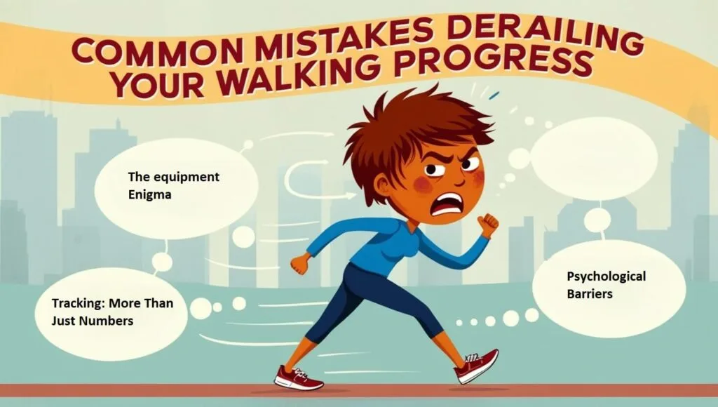 Mistakes Derailing Your Walking Progress