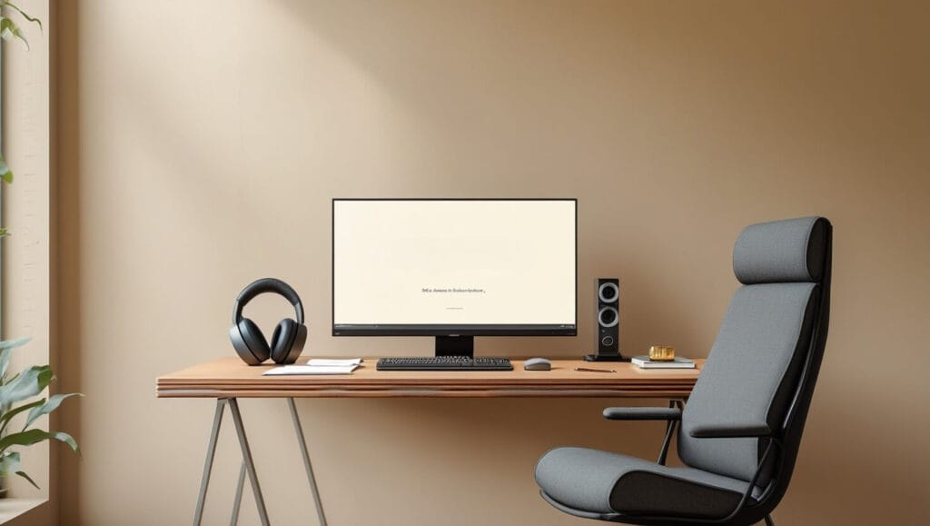 workspace that enhances focus