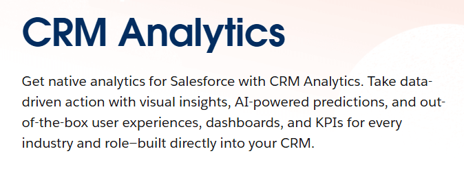 CRM Analytics