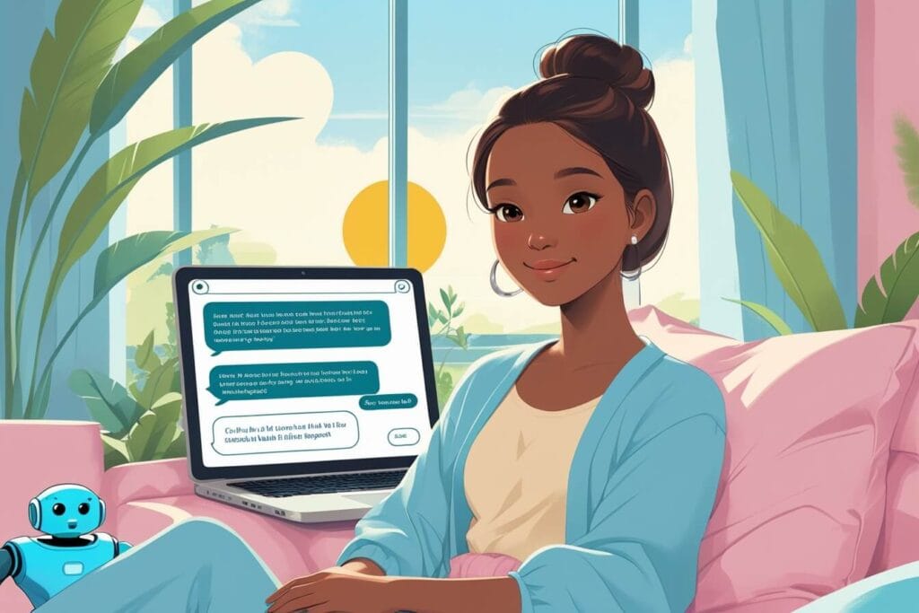 AI Chatbots Help with Anxiety
